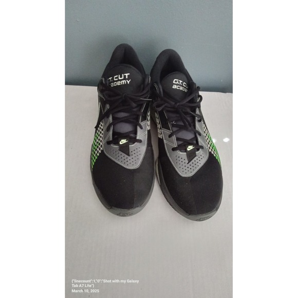 Nike G.T. Cut Academy Basketball Shoes Performance Sneakers Black Green